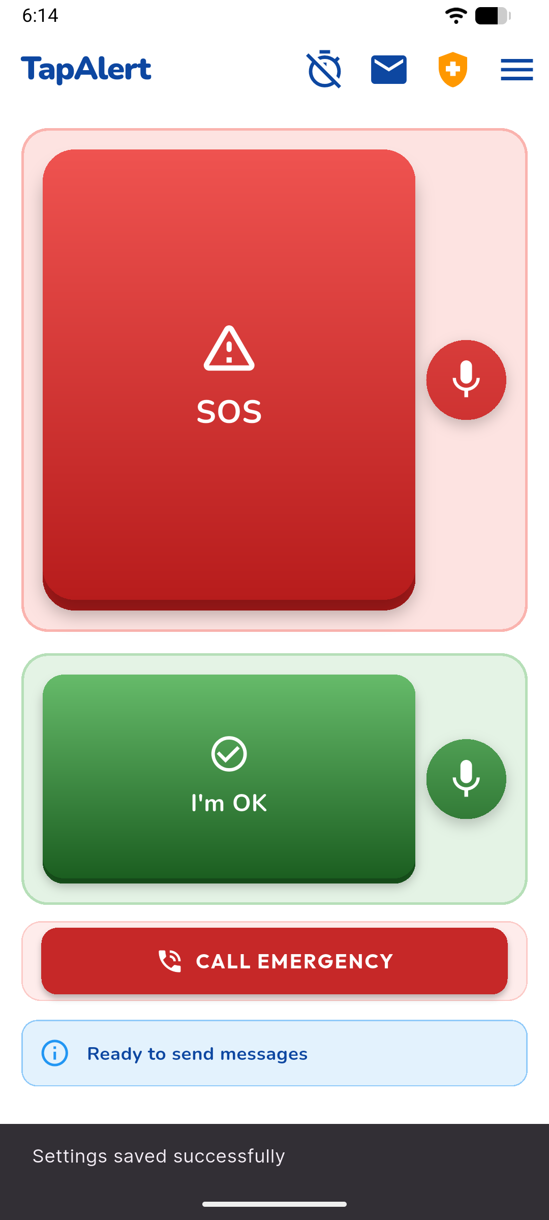 SenyAlert Screenshot