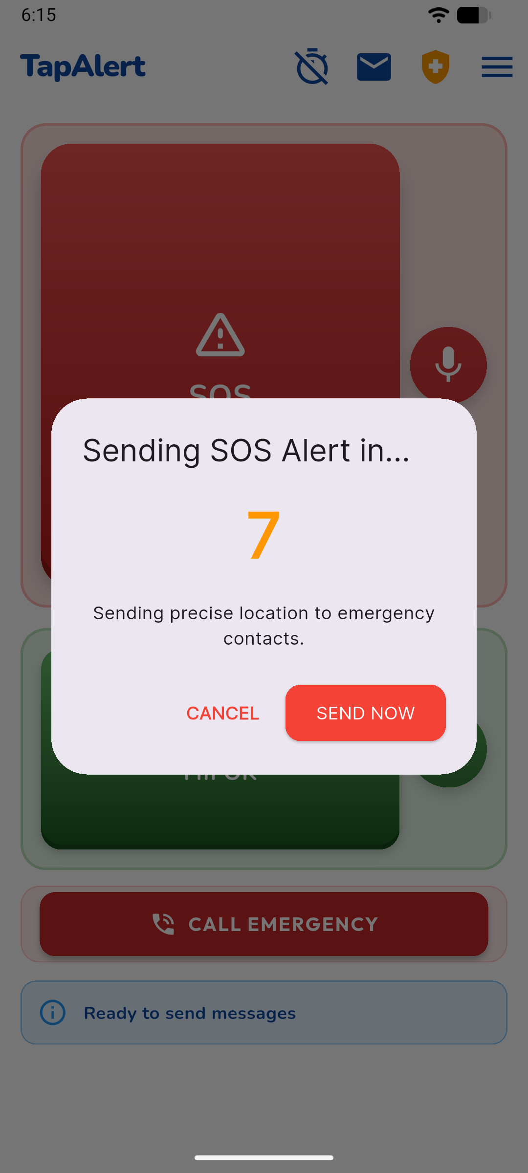 SenyAlert Screenshot