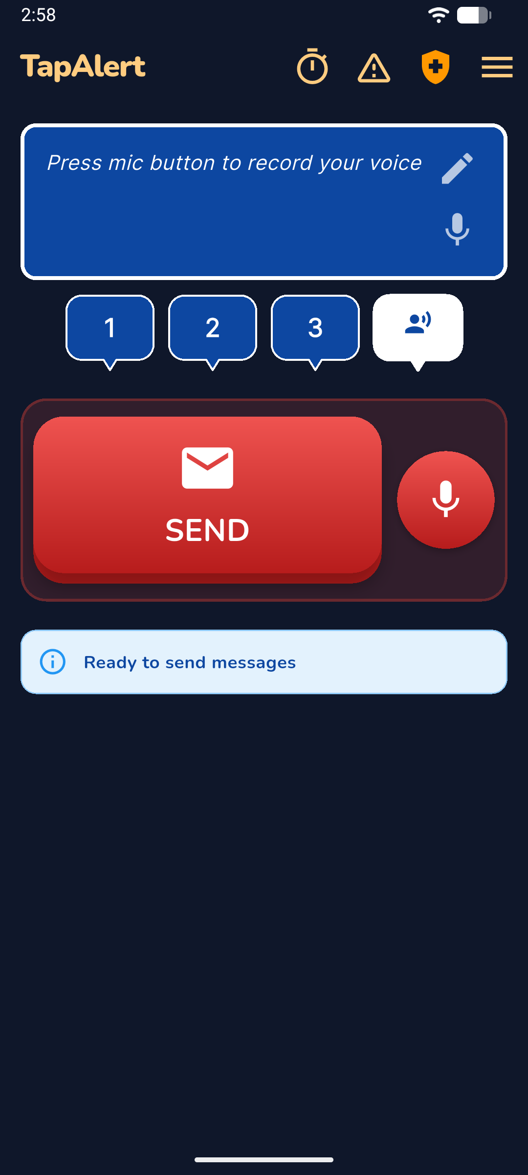 SenyAlert Screenshot